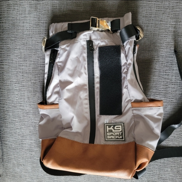 K9 SPORT SACK URBAN 2 In Grey with Faux leather accents sz XSMALL NWOT - Picture 14 of 16